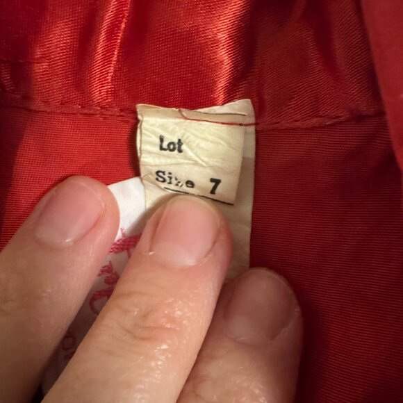 Vintage 1970s/80s Frederick's of Hollywood Red Satin Disco Jumpsuit - Picture 4 of 6